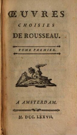 Oeuvres choisies. 1. (1777)
