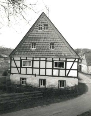 Pfaffroda-Dittmannsdorf, An der Biela 1. Wohnstallhaus