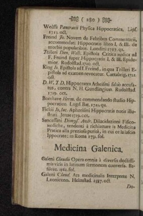 Medicina Galenica.