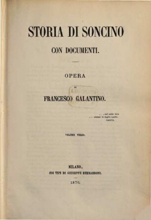 Storia di Soncino con documenti : Opera di Francesco Galantino, 3
