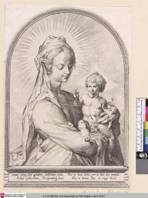 [Die Jungfrau mit dem Kind; The virgin and child]