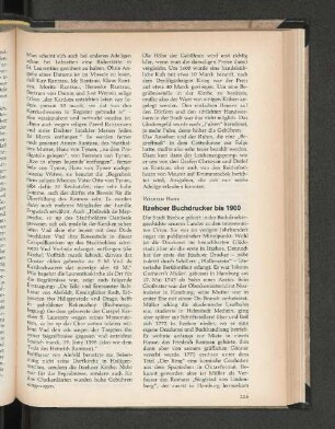 Itzehoer Buchdrucker bis 1900