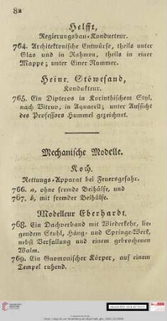 Mechanische Modelle