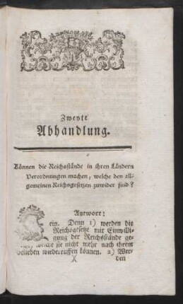 Zweyte Abhandlung.