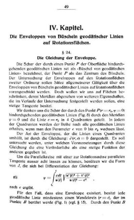 § 24. Die Gleichung der Enveloppe.