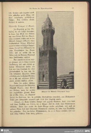 Minarett der Medresse Mohammed Naßir