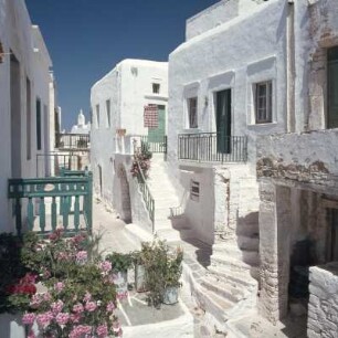 Folégandros, Chora. Gasse im Kastron