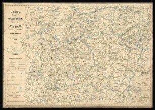 Carte des Vosges