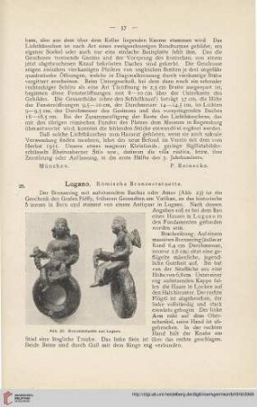 9: Lugano, römische Bronzestatuette