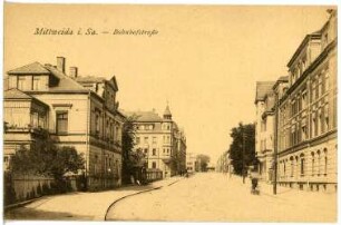 Mittweida. Bahnhofstraße