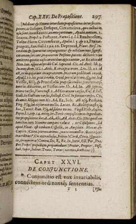 Caput XXVI. De Conjunctione.