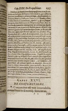 Caput XXVI. De Conjunctione.
