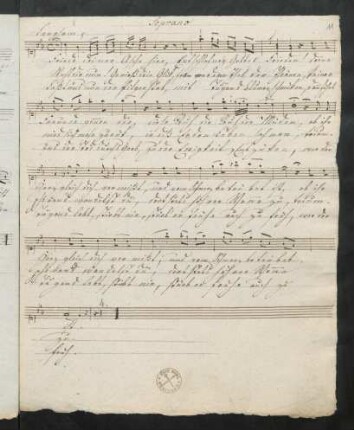 Soprano, Friede deiner Asche