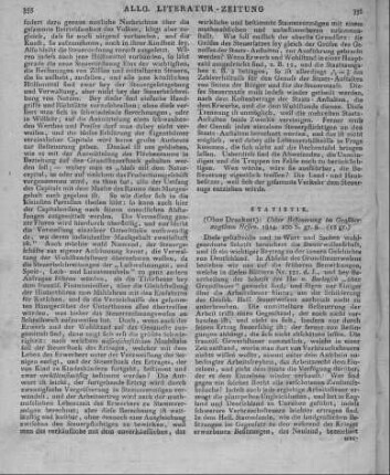 Über Besteuerung im Großherzogtum Hessen. Darmstadt: Heger 1814