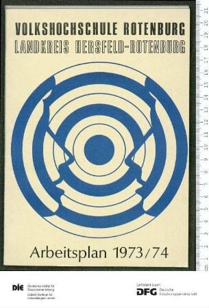 Programm Jahr 1973/1974