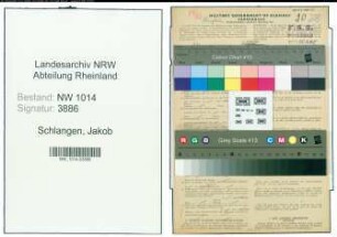 Entnazifizierung Jakob Schlangen , geb. 20.07.1913 (Arbeiter)