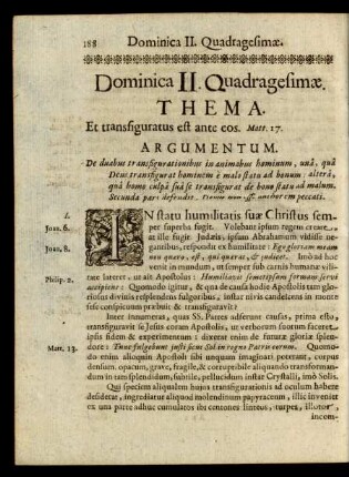 Dominica II. Quadragesimae.