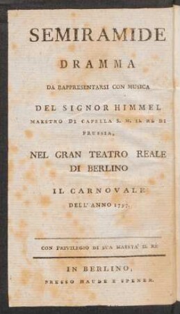Semiramis : ein Schauspiel