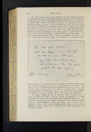 Ein Stammbuchblatt Eduard von Bauernfelds