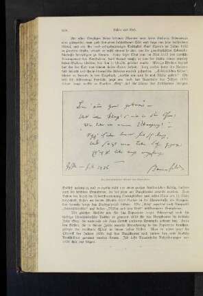 Ein Stammbuchblatt Eduard von Bauernfelds