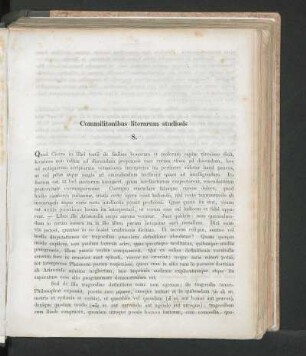 Commilitonibus literarum studiosis S.