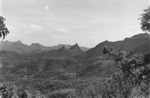 Nordwest Abbruch des Simien Gebirges : Blick auf den Nordwest Abbruch des Simien Gebirges.