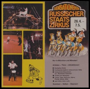 Russischer Staatszirkus, Münster, 1978