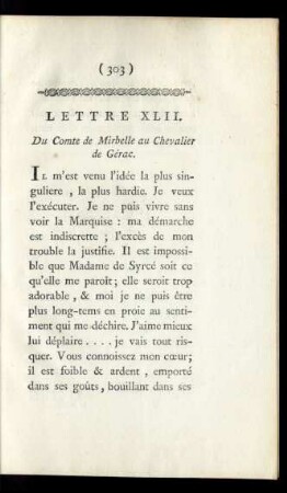 Lettre XLII.