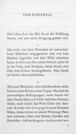 Vom Schicksal