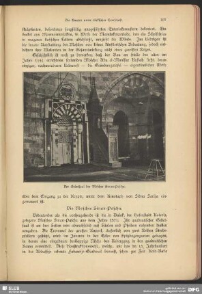 Der Gebetsaal der Moschee Sinan-Pascha