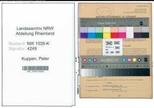 Entnazifizierung Peter Kuppen , geb. 05.05.1898 (Schweinehaendler)