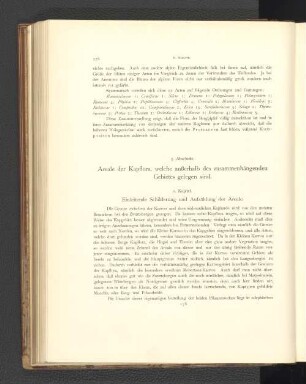 1. Kapitel. Einleitende Schilderung und Aufzählung der Areale.