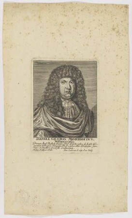 Bildnis des Daniel Georg Morhofivs