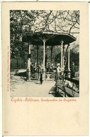 Teplitz-Schönau.Trinkpavillon im Kurgarten