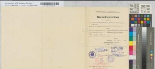 Bauwerksverzeichnis und Nachweisung der bei dem Ausbau des Fußgängerweges mit Drehkreuzen am Bahnübergang km 71,120 berührten Wege- und Vorflutverhältnisse, nebst Bezeichnung der für sie entworfenen baulichen Anlagen, o. M. Stnr.: 46, Iwü, Bunr.: 3, Blnr.: 2