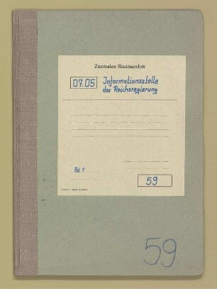 Presseverhältnisse im Reich. - Rundfragen