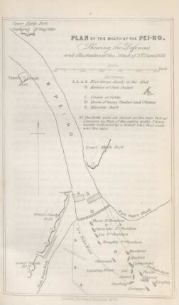 Plan of the mouth of the Pei-ho