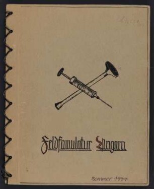 Fotoalbum 2. Weltkrieg : Fotoalbum 2. Weltkrieg "Feldfamulatur Ungarn. Sommer 1944". Kartoneinband, Drahtbindung; 30 x 23,9 x 0,8 cm (1944). Dresden: SLUB/DF 2019.C.108