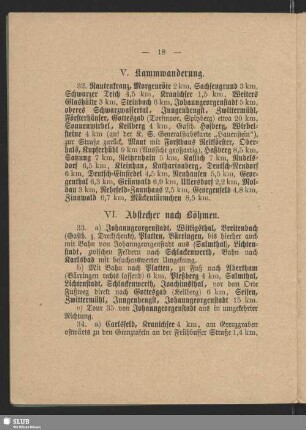 VI. Abstecher nach Böhmen