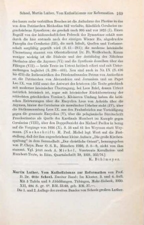 169-171 [Rezension] Scheel, Otto, Im Kloster