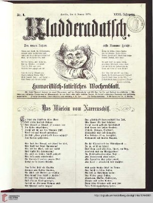 Hefte 1-4, Januar 1874