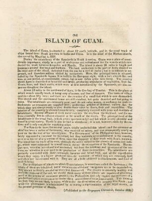Island of Guam