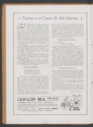 Dante y el Canto III del Infierno