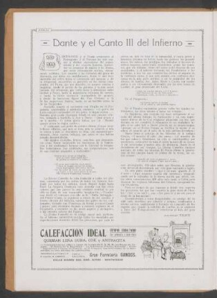 Dante y el Canto III del Infierno