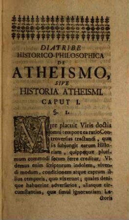 Historia Atheismi
