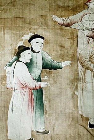 Tapeten mit Chinoiserien
