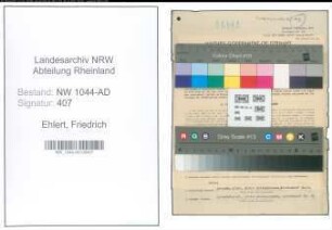 Entnazifizierung Friedrich Ehlert , geb. 05.11.1889 (Beamter)