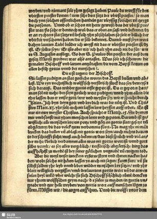 Die erst tugent, der Bischoff