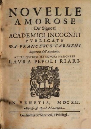 Novelle amorose