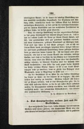 ¬Das¬ Hauptgebrechen unserer Zeit und die Volksschule